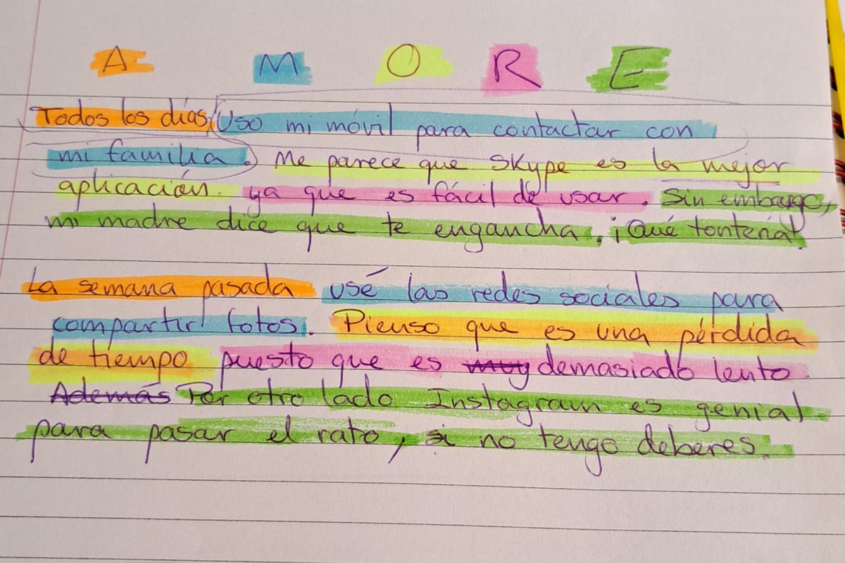 DeaneryLanguage's tweet image. Year 11 Spanish pupils are starting to make their final Writing exam preparations now - they are using the mnemonic AMORE to help structure their writing
@deaneryhigh