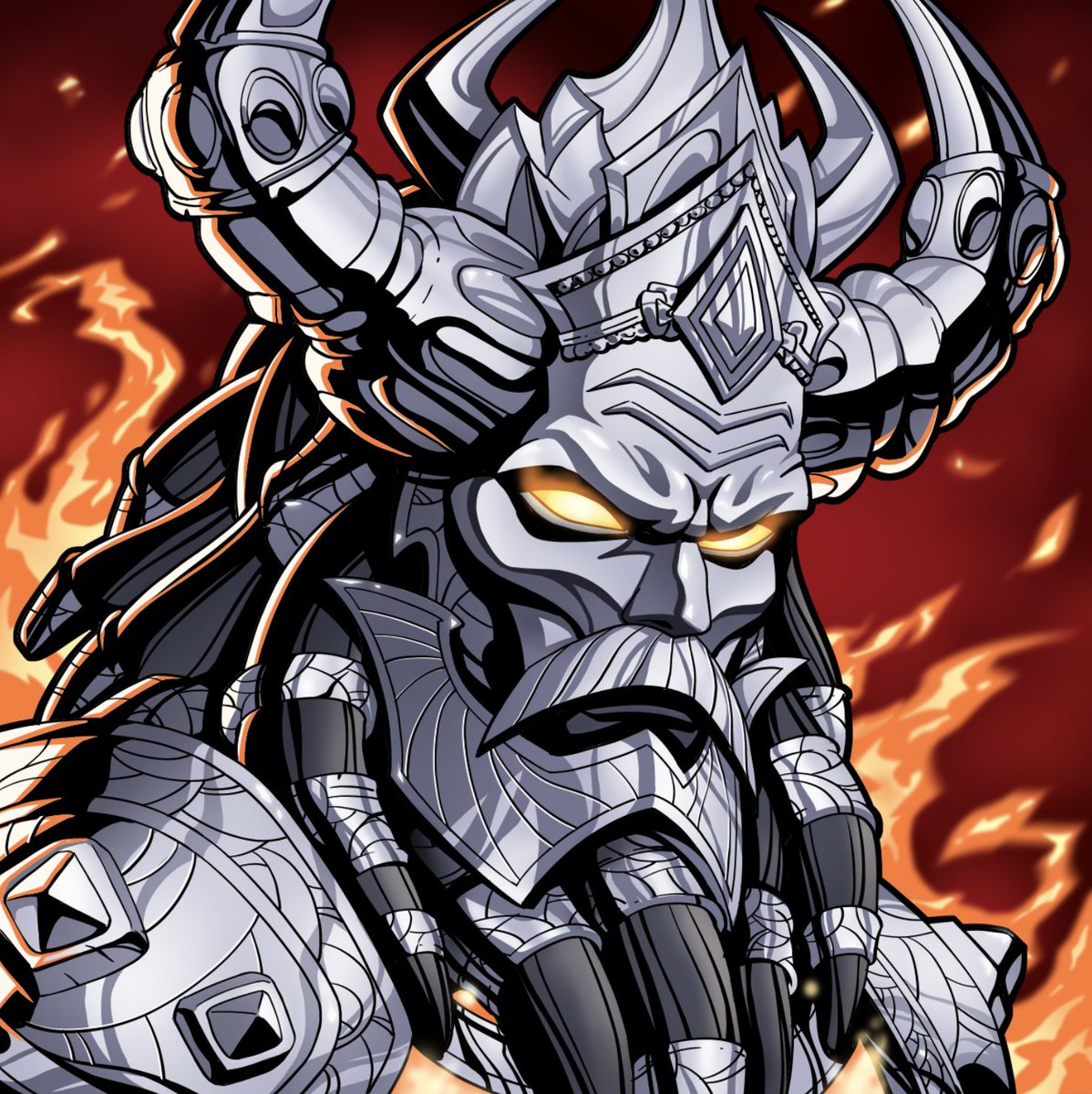 This big guys is on fire 🔥🔥🔥
Check out this super angry fellow 1/1 custom PFP i made for <a href="/MavrixSOL/">Mavrix</a>

Go <a href="/JellyCoNFT/">Jelly Co</a> !!!
<a href="/AngryApesNFT/">Angry Apes Society</a>