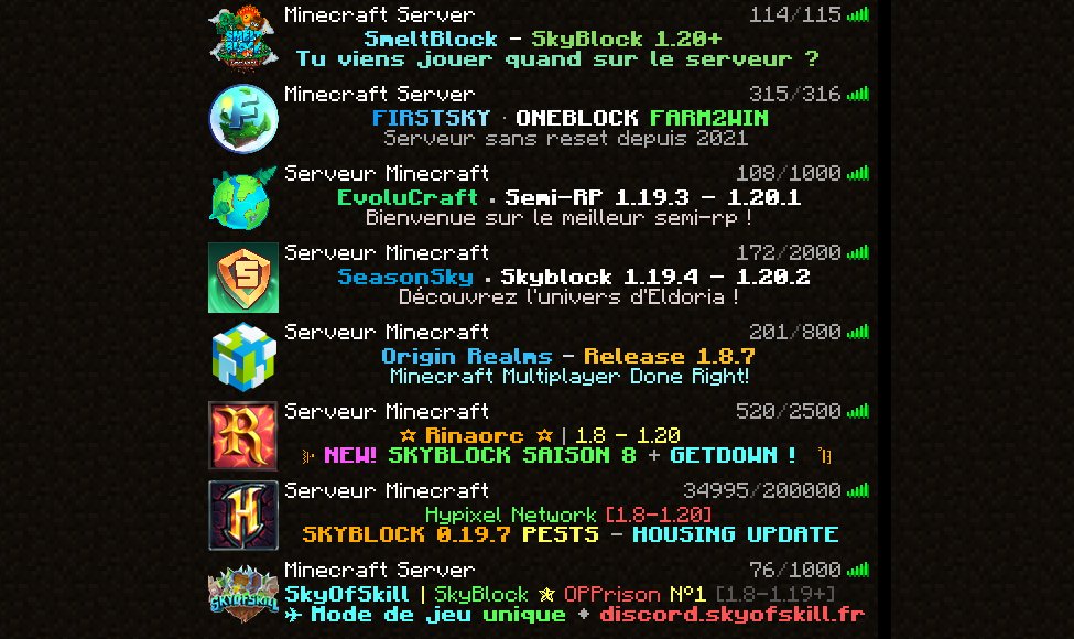 HYPING ❘ Serveur Minecraft tweet media
