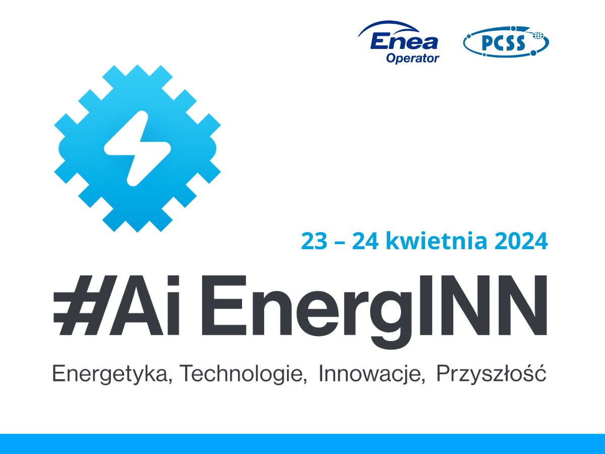 𝗢 𝘀𝘇𝘁𝘂𝗰𝘇𝗻𝗲𝗷 𝗶𝗻𝘁𝗲𝗹𝗶𝗴𝗲𝗻𝗰𝗷𝗶 𝘄 𝗲𝗻𝗲𝗿𝗴𝗲𝘁𝘆𝗰𝗲 będziemy rozmawiać wraz z #EneaOperator podczas konferencji #Ai_EnergINN 𝟮𝟬𝟮𝟰, która odbędzie się w dniach 23-24 kwietnia na terenie @GrupaMtp Zarejestruj się 👉tiny.pl/dt3qj #Ai #energetyka