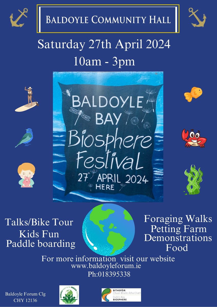 Date for your Diary: We are super excited to be running this amazing event again this year. Saturday 27th April @BaldoyleF 10am to 3pm We has some much fun on and off the water last year. Check out the video from last year: youtu.be/Q1u77E9DpY4