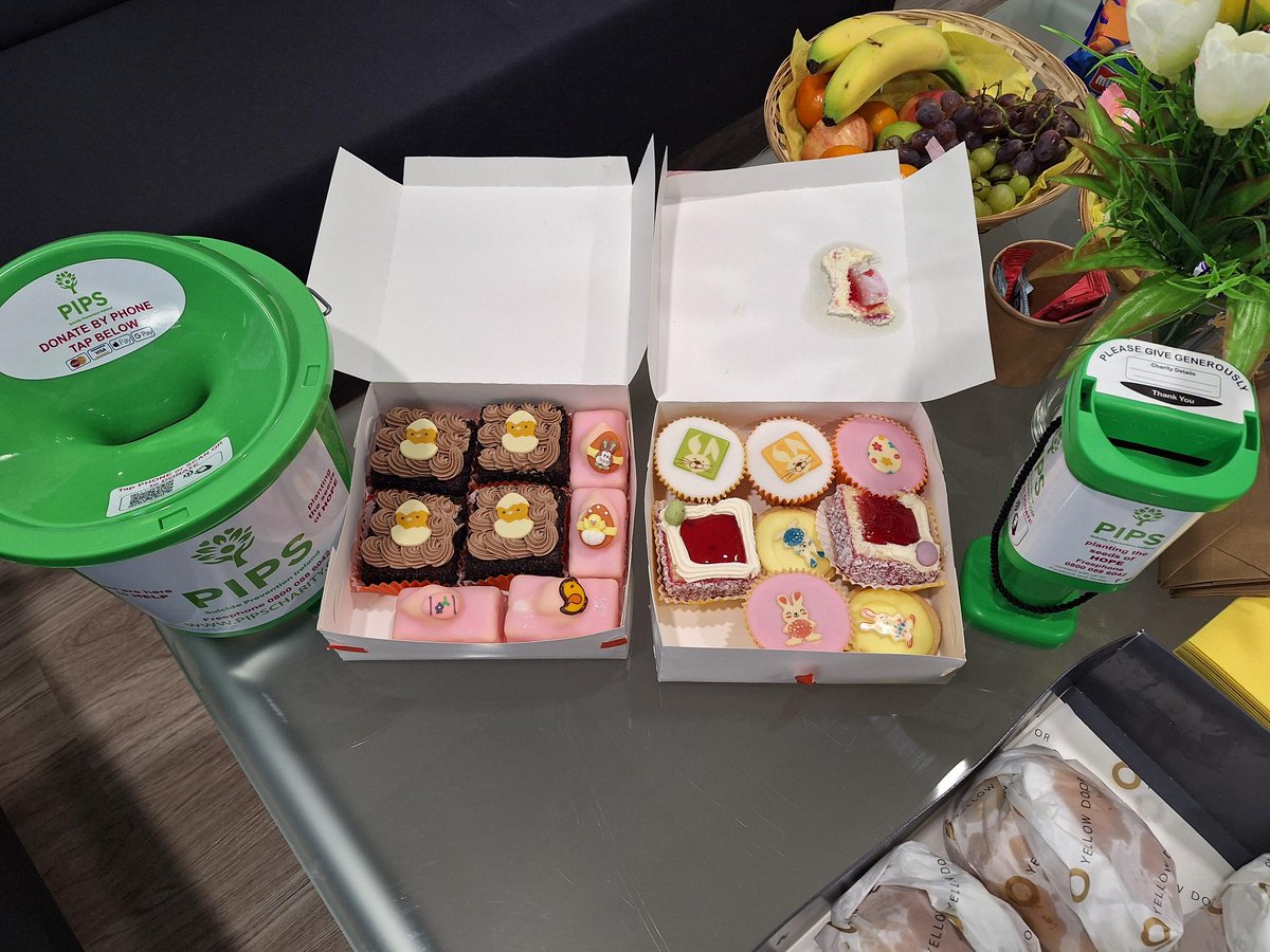automatedintel's tweet image. Today @automatedintel met up for our monthly company update. It was great to catch up with colleagues, while enjoying breakfast and some Easter treats. 🍰We then went for a walk around the Titanic Quarter - all in aid of fundraising for our corporate charity partner @PipsCharity