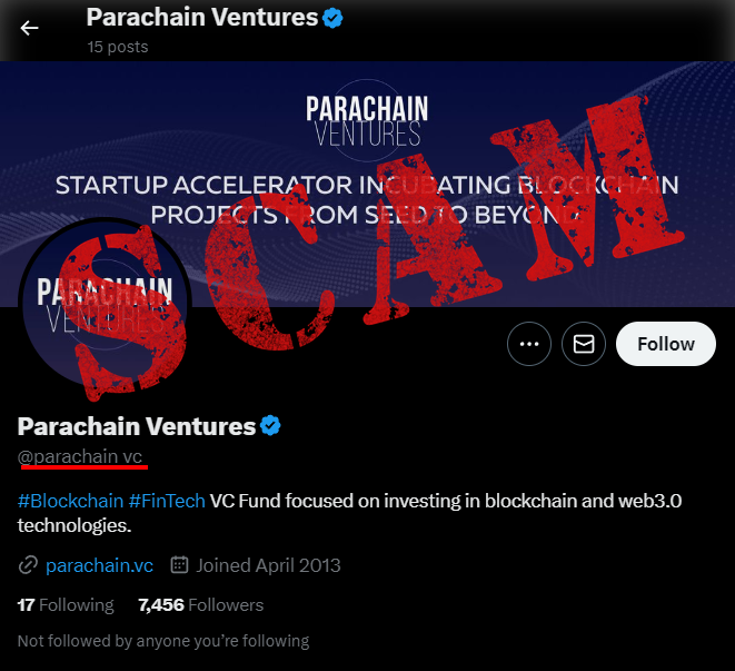 Parachain Ventures tweet media