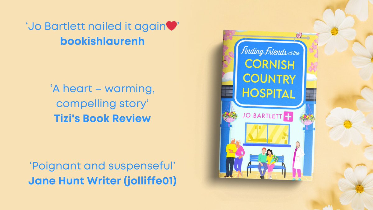 Thank you to @Jolliffe03 @bookishlaurenh and @Tiziana_L for their recent reviews on the #FindingFriendsAtTheCornishCountryHospital by @J_B_Writer #blogtour. Pick up a copy today ➡️ mybook.to/friendshospita…