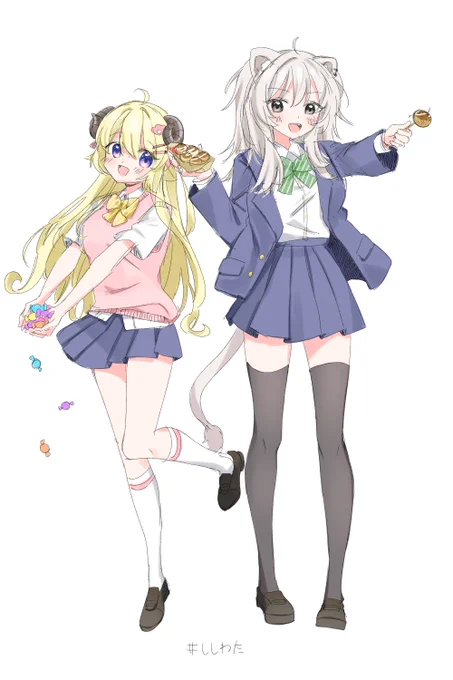 ししわたは大阪だ......!?#ホロライブEXPO2024_後夜祭#つのまきあーと#ししらーと 