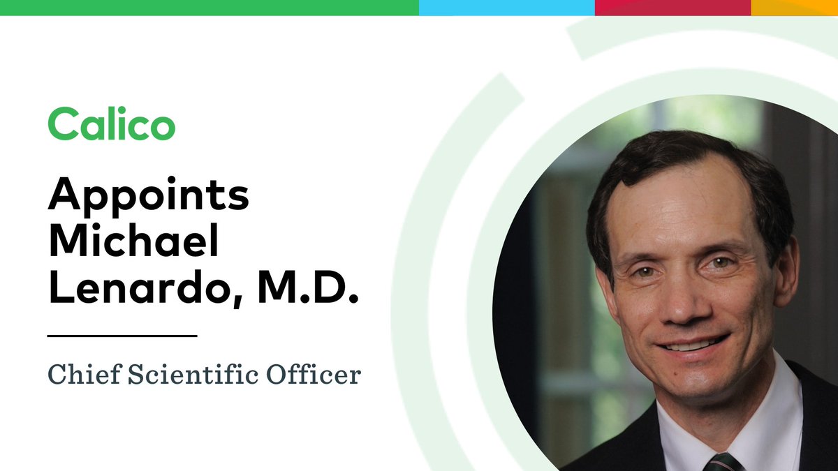 We are pleased to share that Michael Lenardo M.D., #genetics & molecular #immunology researcher & founder of the @NIAIDNews Clinical Genomics Program, has been appointed Chief Scientific Officer of Calico. Read more here: calicolabs.com/press/calico-a…