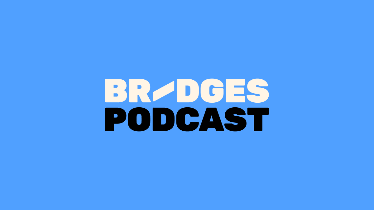 NightkinStudio's tweet photo. Logo work from a couple months back for @TheOmniLiberal and @notsoErudite new podcast Bridges. https://t.co/M6oU4hlsDV
