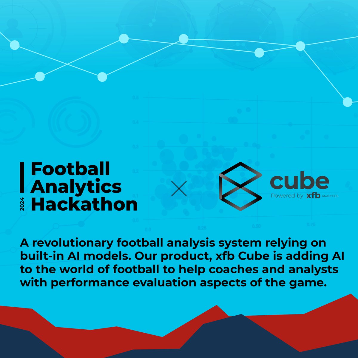 Finally, the main organiser of the Football Analytics Hackathon 2024, our football analytics platform, CUBE, which provided participants the necessary data and metrics.📊 #footballanalytics #hackathon