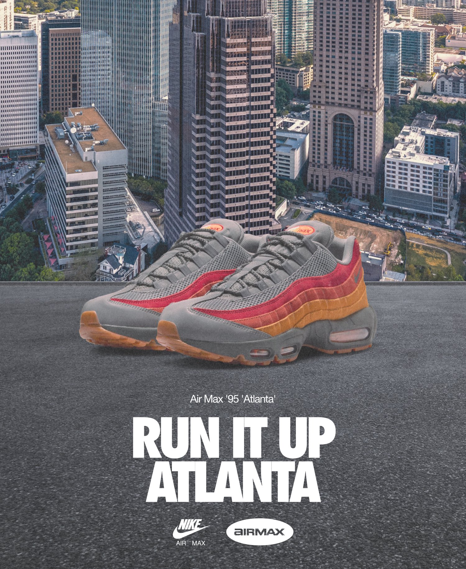 A Ma Maniere on X Introducing the Nike Air Max 95 Atlanta blending 90s track aesthetics with the unmistakable essence of The 404. Available in store on 4.3 at 969 Marietta St NW