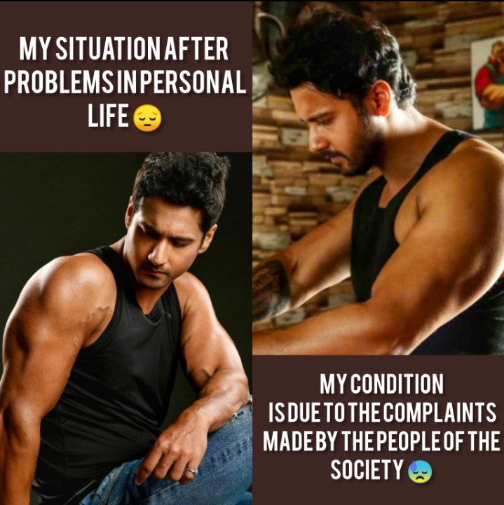 YNF_FAN's tweet photo. All the problems in my life 😢 
𝐀𝐜𝐭𝐨𝐫 🍁
@Yash_Dasgupta 

𝑯𝒂𝒔𝒉𝑻𝒂𝒈 📌
#yashrat 
#yashdasgupta #myproblem
#mylife #love #life #problem #actor #Tollywood #gym #gymlife #body #BODYSLAM #lifeproblem #Yash #twitter #instagram #Gymbro #gymmotivation #bodybuilding #bodyart https://t.co/its0iK1GtG