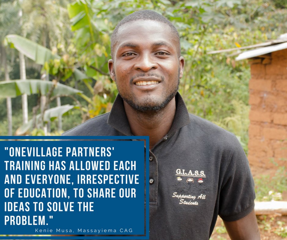 Our Community Action Program focuses on projects by communities, for communities. Regardless of age, gender, literacy, every person has a voice to assess and prioritize their challenges and to define a shared vision for development. #communityaction #onevillagepartners