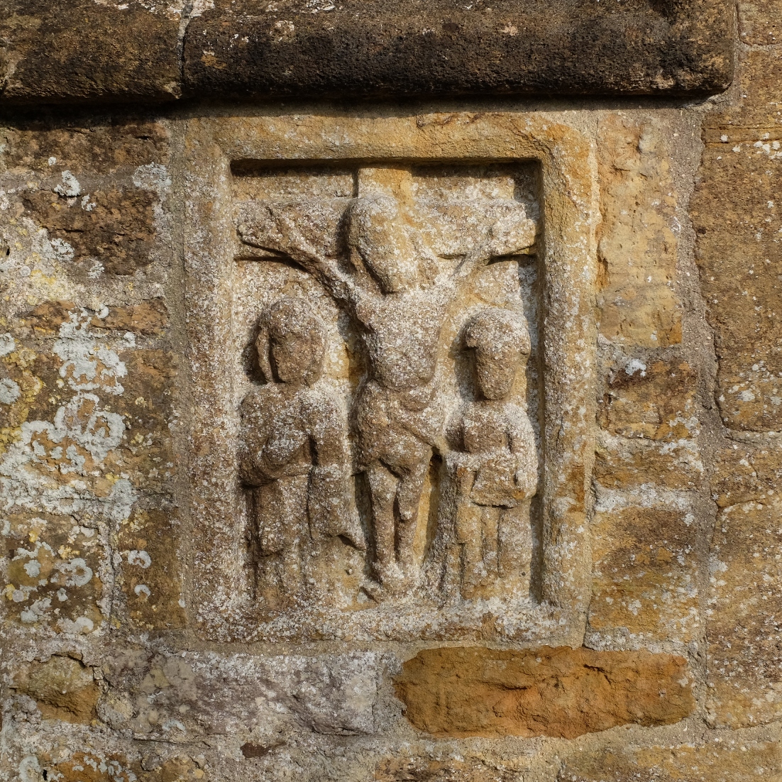 Askerswell #Dorset
C15 Crucifixion set in west wall of tower
#FavouriteCarvings
#GoodFriday2024