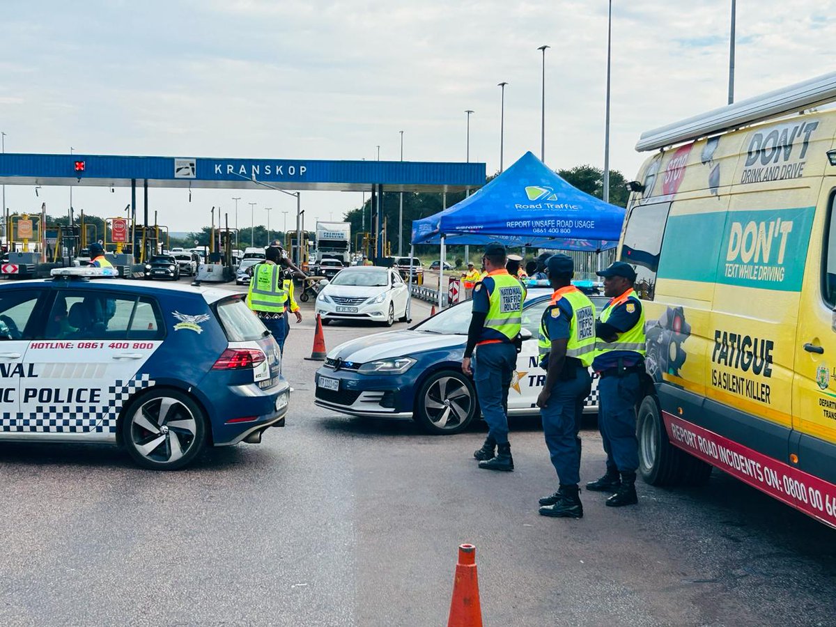 Limpopo MEC for Transport and Community Safety, Florence Radzilani, has arrived at the Kranskop Toll-Plaza, to conduct a Road Safety Operation, encouraging motorists to drive safe, during the Easter Long Weekend. #ArriveAlive #LeaveNoOneBehind #30YearsOfFreedom