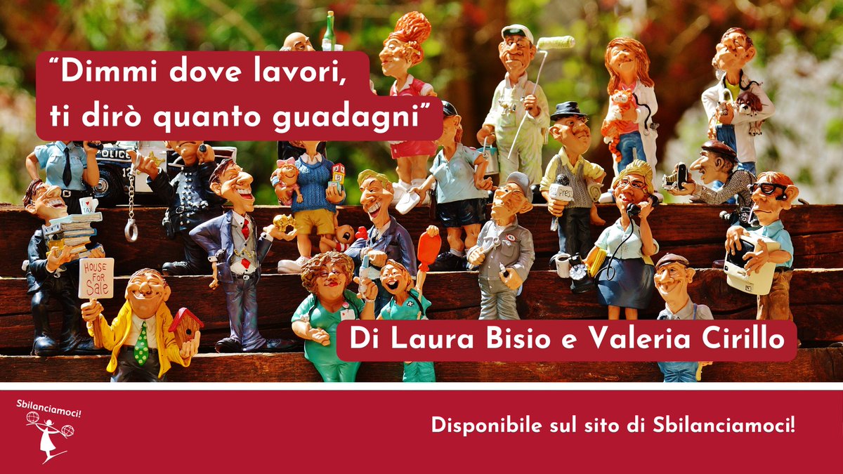 'Dimmi dove lavori, ti dirò quanto guadagni' 📝Stesso lavoro, stesso salario - questo è quello che prevede l'economia neoclassica. Tuttavia non è così: le disparità salariali esistono e si sono consolidate nel tempo. Disponibile su Sbilanciamoci.info