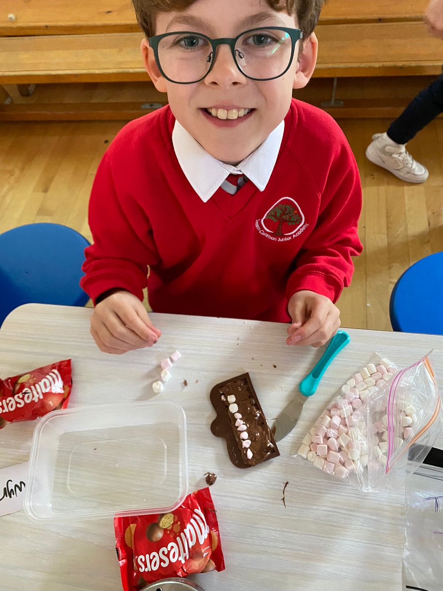 Our learning culminated in our Year 4 children creating their own chocolate bars this week. We cannot wait to take these home to show our families! 🍫 #WeAreLEO 🦁