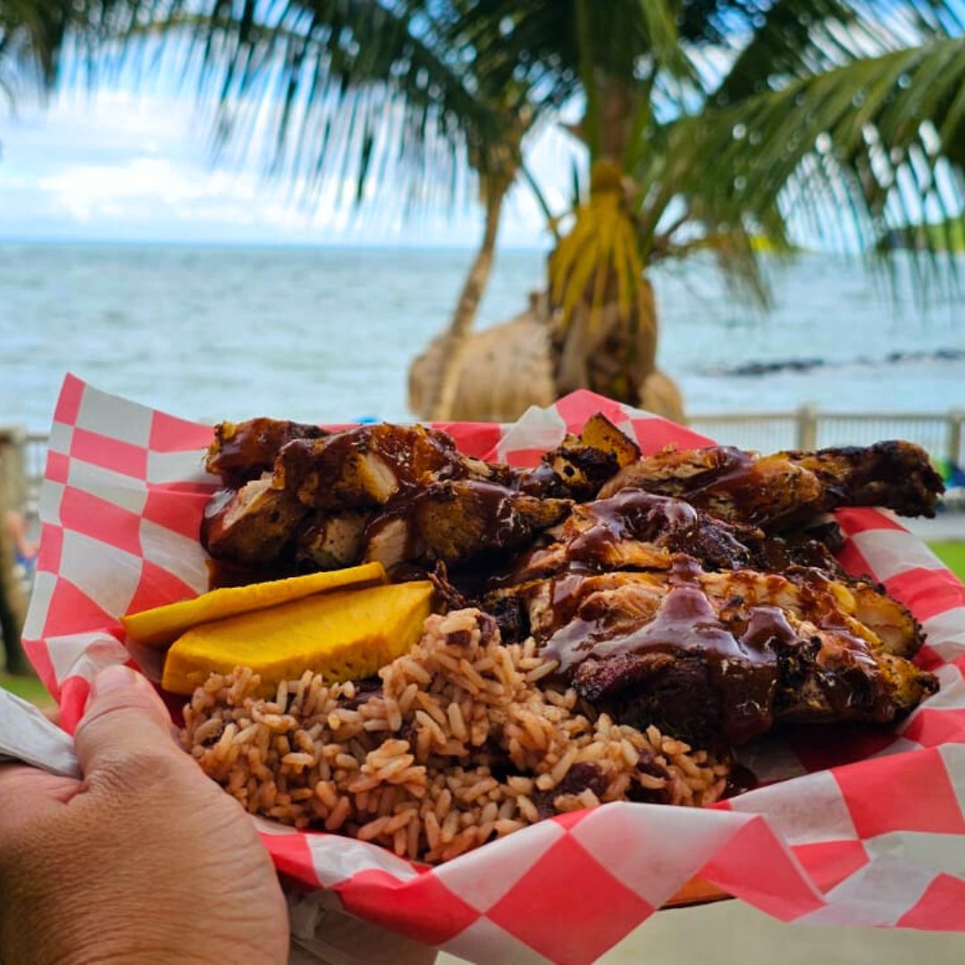 _CoconutBay's tweet photo. Have a taste of the Caribbean at the Jerk Treehouse, a Coconut Bay favorite! What's your go-to order? 🍽⬇

#coconutbay #caribbeanfood #jerkchicken #caribbeanvacatio #caribbean #cbay #cbaystlucia #foodinspo #instagood #foodpic https://t.co/XvVmfVU8vV