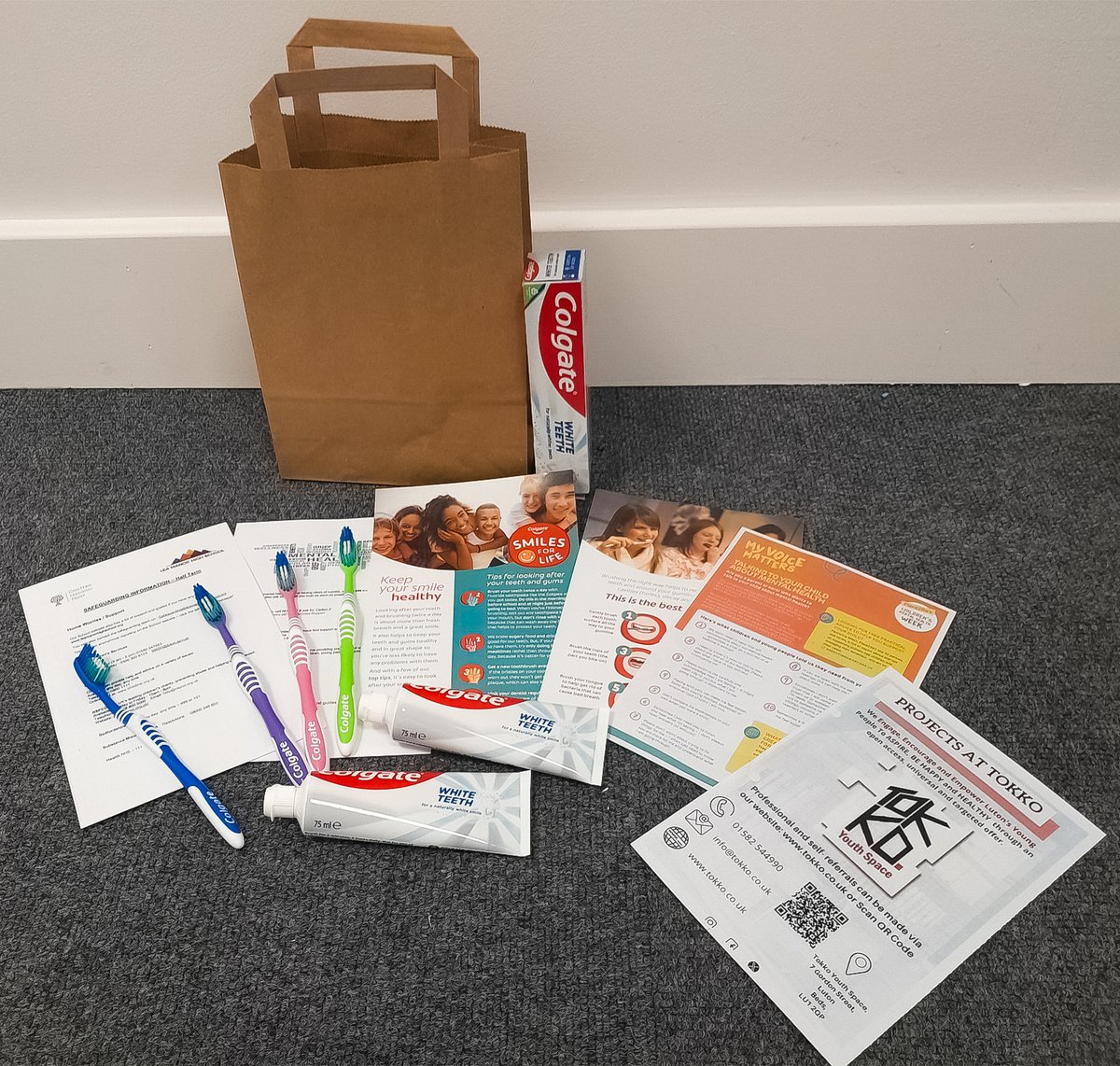 For the end of term, all pupils were given an Easter information pack which has information about activities taking place over the holidays and safeguarding and mental health leaflets.

Every pupil was also given a toothbrush and toothpaste to help encourage dental hygiene.