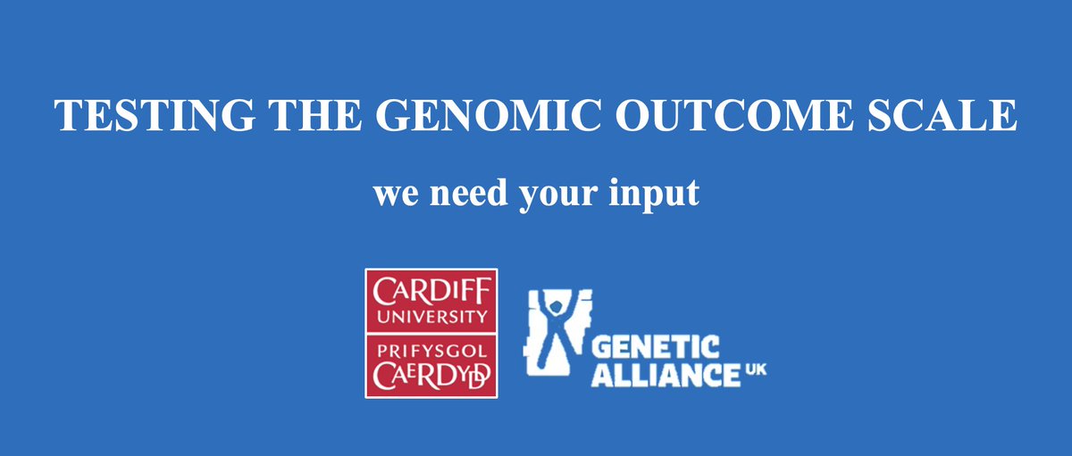 An upcoming #research opportunity Cardiff University is investigating how genetic #counselling and testing is being assessed. They are looking for input from you. Get involved here ow.ly/8czC50QtVXX. For further queries, contact Grace Norman at NormanGP@cardiff.ac.uk.