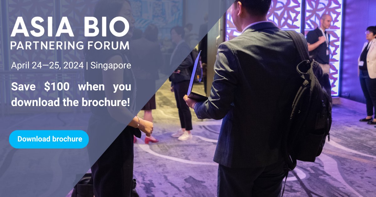 🤝Get to #asiabio to find your cross-border partner. Learn more and get $100 off your registration when you download the brochure. >> spr.ly/6011ZTpYR