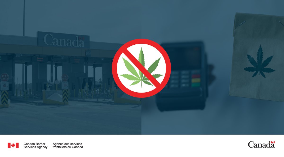 When in doubt, leave the herb out! Remember, it's illegal to bring cannabis and related products in or out of Canada, even if you bought them legally. Learn more: canada.ca/en/border-serv… #KnowBeforeYouGo #Cannabis #CBSA