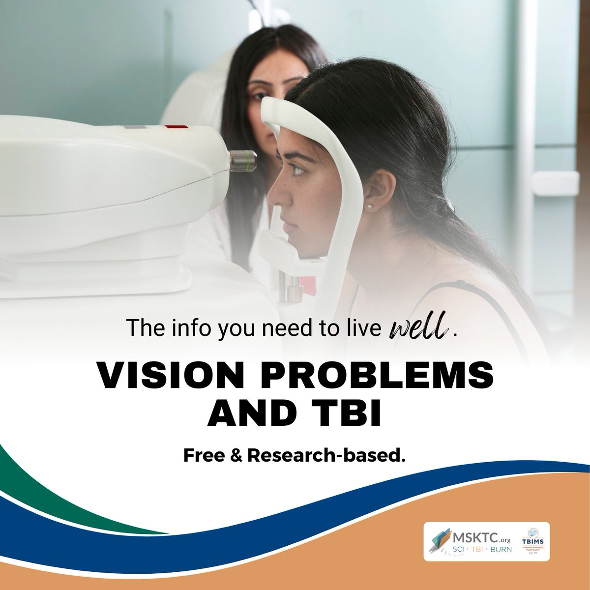 We often think about vision as being simply what we see. However, vision also includes how our brains make sense of what we see. This factsheet provides guidance to manage and treat vision problems after #TBI. msktc.org/tbi/factsheets…