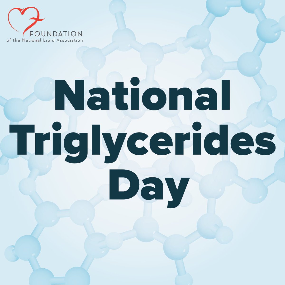 Today is National Triglycerides Day! If you don’t know your triglyceride level, talk to your doctor to get a full lipid report, sometimes referred to as a “Lipid Panel”. 👉 Learn more: learnyourlipids.com/lipid-disorder… #RethinkCVRisk #ThinkTriglycerides