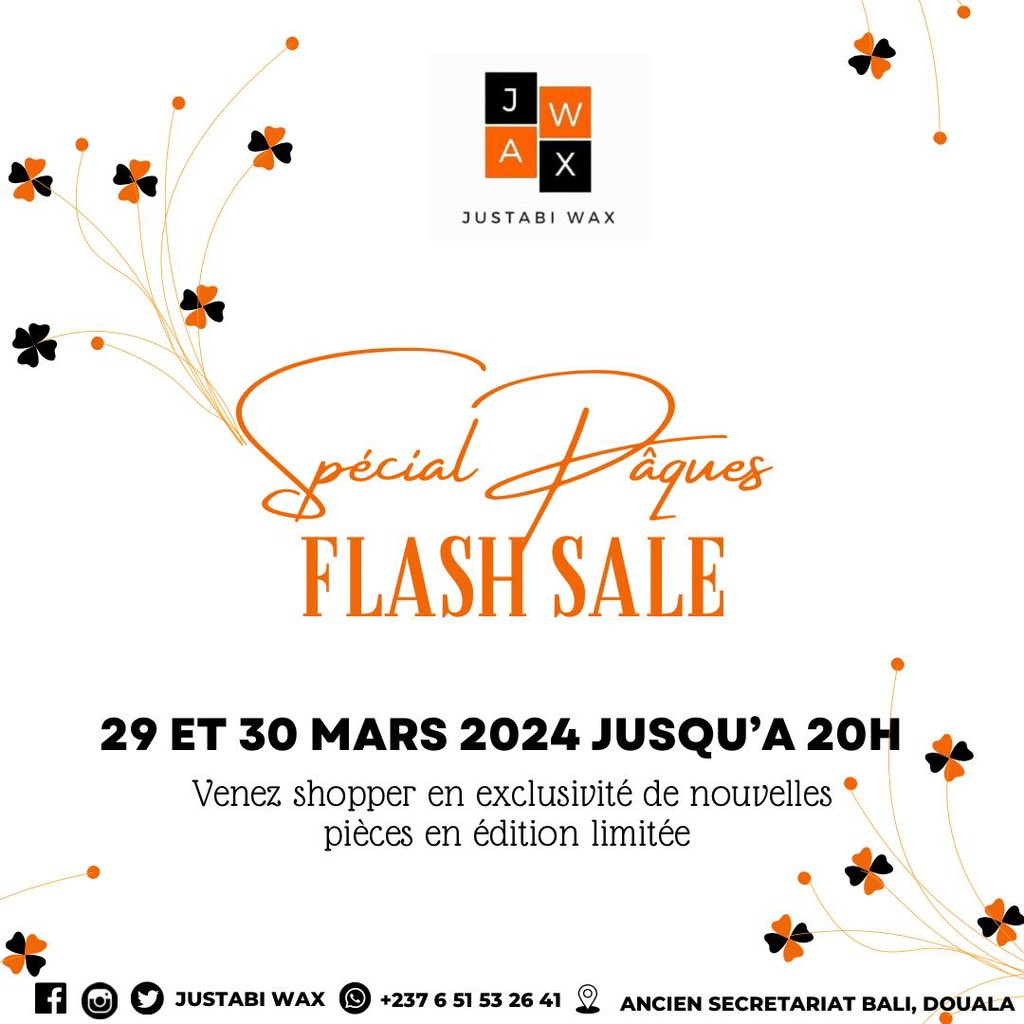 JustabiWax's tweet photo. Ne manquez pas notre vente éclair sur une sélection de vêtements tendances. Stock limité, prix imbattables ! 🛍️✨

📍Nous sommes situés à Bali,ancien secrétariat 

Vous pouvez également nous contacter ou consulter notre catalogue whatsapp au 6 51 53 26 41
#justabiwax #flashsale https://t.co/bxpCVUuAX6