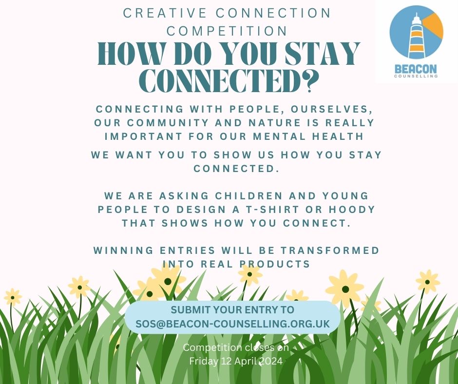 How do you connect? Show us by designing a T-Shirt or Hoody. Click here to download your design template: tinyurl.com/2ucv5b6y #childrensmentalhealth #2024creativecompetition #youngpeoplesmentalhealth #stockport #connect #howdoyouconnect