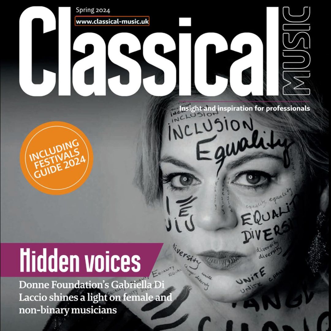 WildKat’s team has been following and supporting @Donne_UK for several years now and we’ve recently managed the PR for Let HER Music Play. So great to see @GDiLaccio on the cover of Classical Music Magazine this month and hugely proud of all her dedication and hard work!