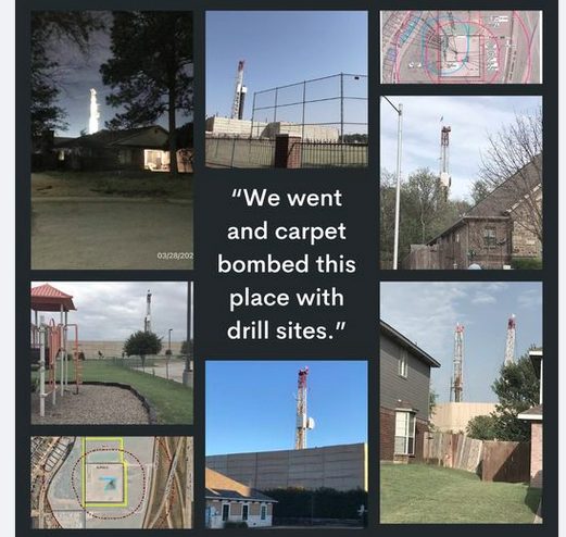 "We went and carpet bombed this place with drill sites.” Pioneers of urban fracking describe how they set up the "chemistry experiment" that 1 million Tarrant County residents are now a part of. Read more 👉fortworthreport.org/2024/03/23/nat… via <a href="/FortWorthReport/">Fort Worth Report</a>