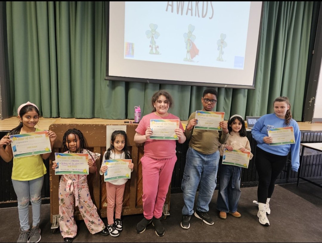 stpatrickspri's tweet image. Our Star of the Week winners today include best efforts, kindness, being respectful, trying even when things are difficult, as well as being creative and brave.  We are respectful, resilient, and responsible! #schoolvalues