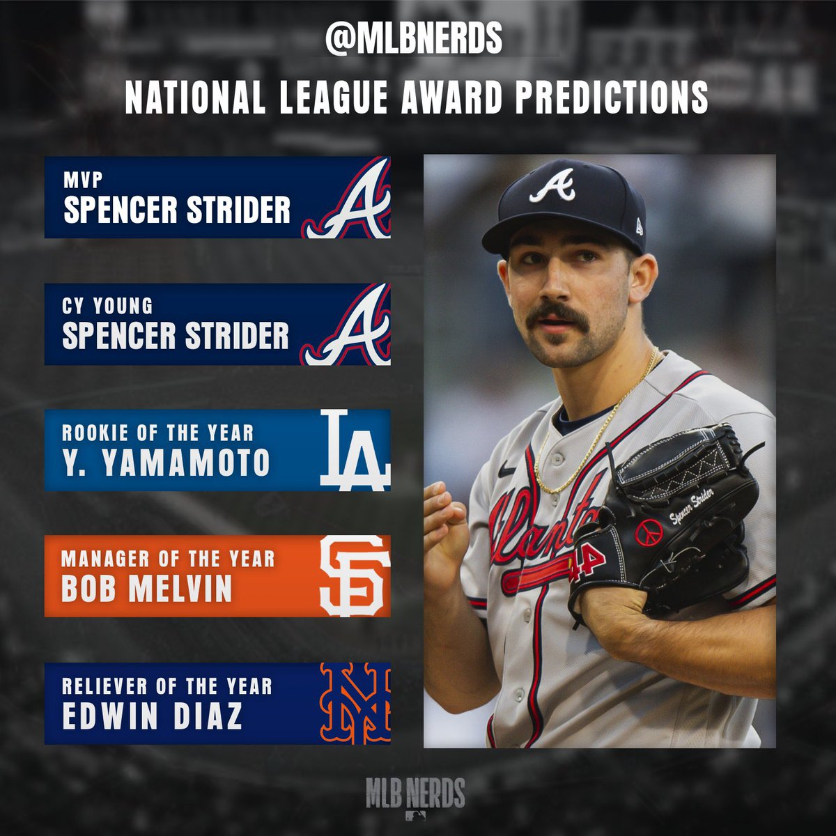 Award Predictions (NL) for the 2024 season.