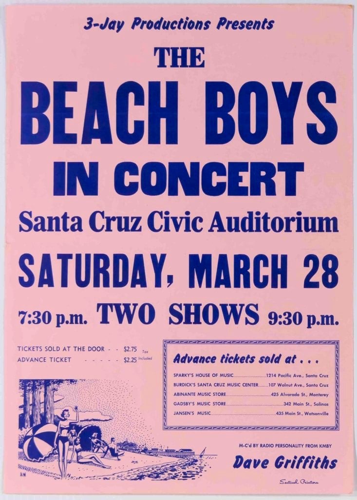 60 years ago today in Santa Cruz, CA 🏄‍♂️ Who was there and did you buy an advance ticket to save 50 cents? 😮 #beachboys #santacruz #concert #tbt #TBThursday #KMBY 📻