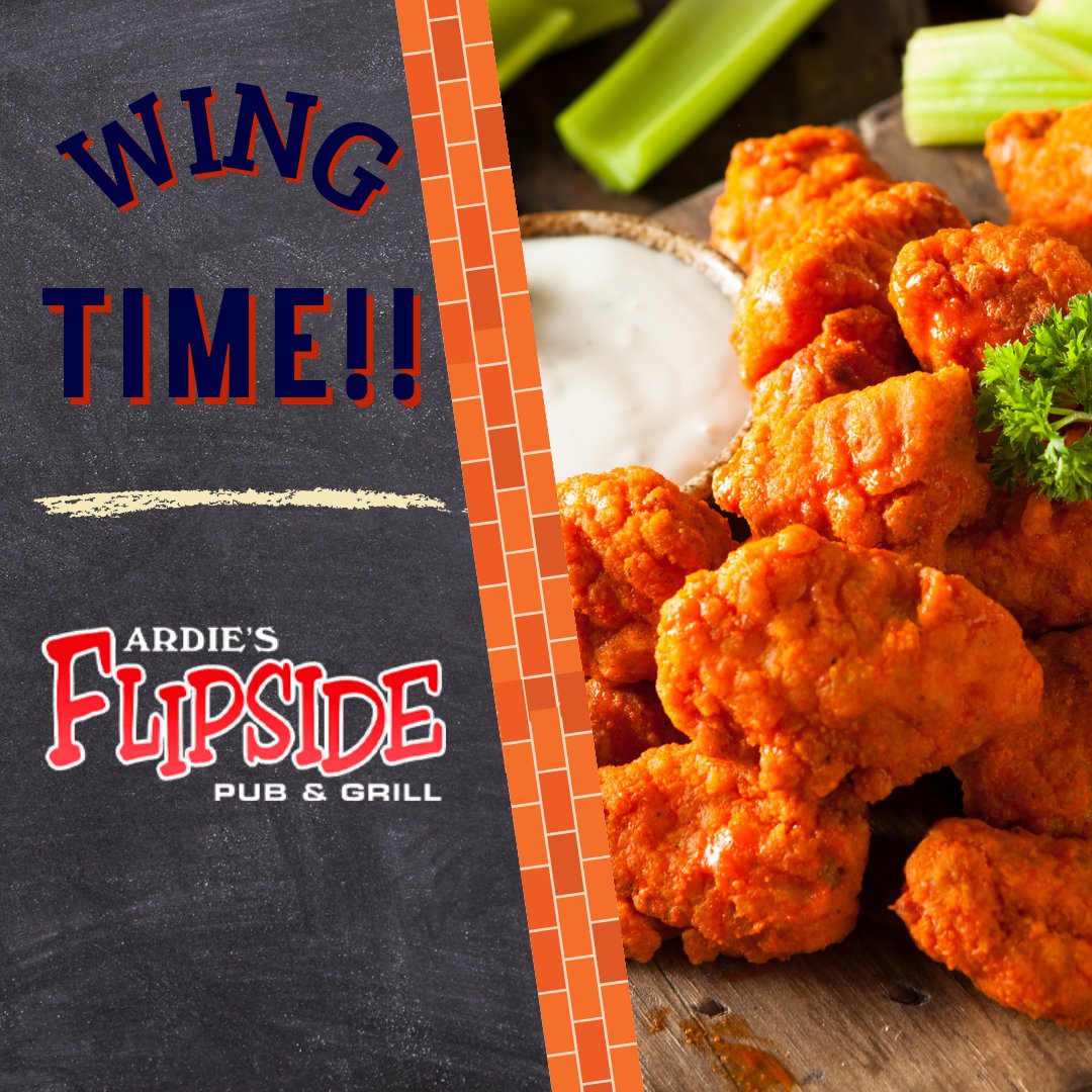 All you can eat boneless and bone in wings at Ardie's from 4 pm to 7:30 pm! Come on in and bring your appetite with you! 🍗🎉

#ArdiesFlipside #ThursdayWingNight #WingSpecials #AllYouCanEatWings #WingMania #ChickenWingFeast #FlavorfulThursday #WingCraving #SaucyDelights