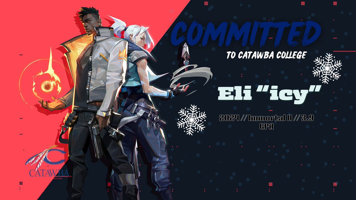 🚨COMMITMENT ALERT🚨 Winter is coming, and it is looking ICY in North Carolina 🥶 congratulations for Eli on his commitment to <a href="/CatawbaEsports/">Catawba Esports</a> 👏