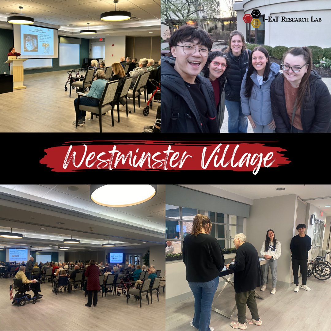 Yesterday, Dr. Malandraki @DrMalandraki presented at Westminster Village! It was a great opportunity to provide the community with information about dysphagia and to interact with everyone at the event! Thank you to Westminster Village for inviting us to present! #dysphagia