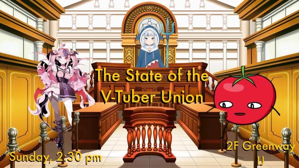 skeletoncrewcon's tweet image. V-Tubing has been around for a while, w/many of the biggest talents celebrating 6+ yrs this year! Now that things are not as shiny &amp;amp; new as they looked in the beginning, what's the world of v-tubing look like now?

The State of the V-Tuber Union

Sunday, 2:30 pm
2F Greenway - IJ