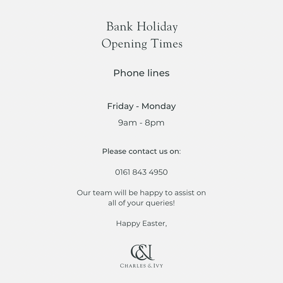 Important notice📣

Please see our Showroom and phone line opening times for the Bank Holiday Weekend!

We wish everyone a lovely Easter &amp; hope to see you soon🐣😊

Team C&amp;l🌱