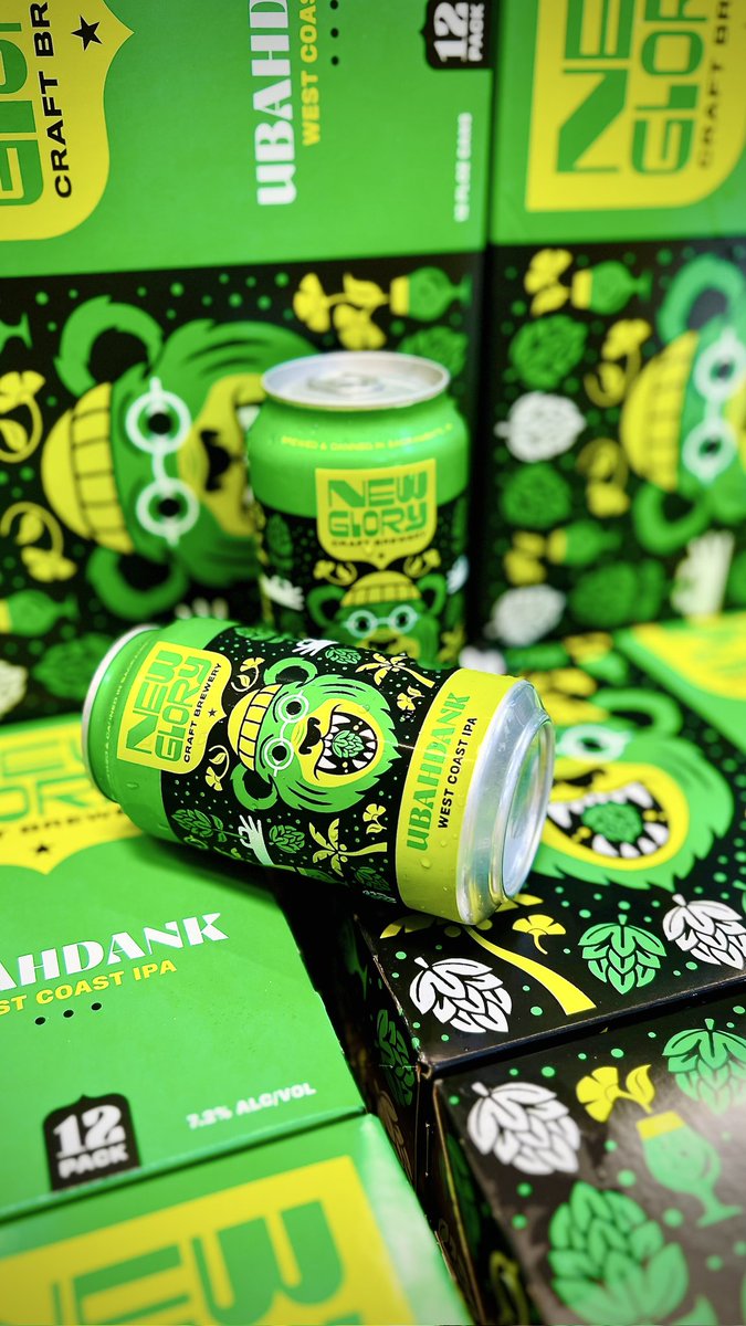 Don't you just 💚 a good West Coast IPA??? We sure do! What's your favorite place to grab an Ubahdank 12-pack? 🐻🌱

#newglorycraftbrewery
#norcalbeer #beerstagram #craftbeer #bayareabeergeeks #bayareabeer #sacbeer #sacbeerenthus #sacramento #elkgrove #dank