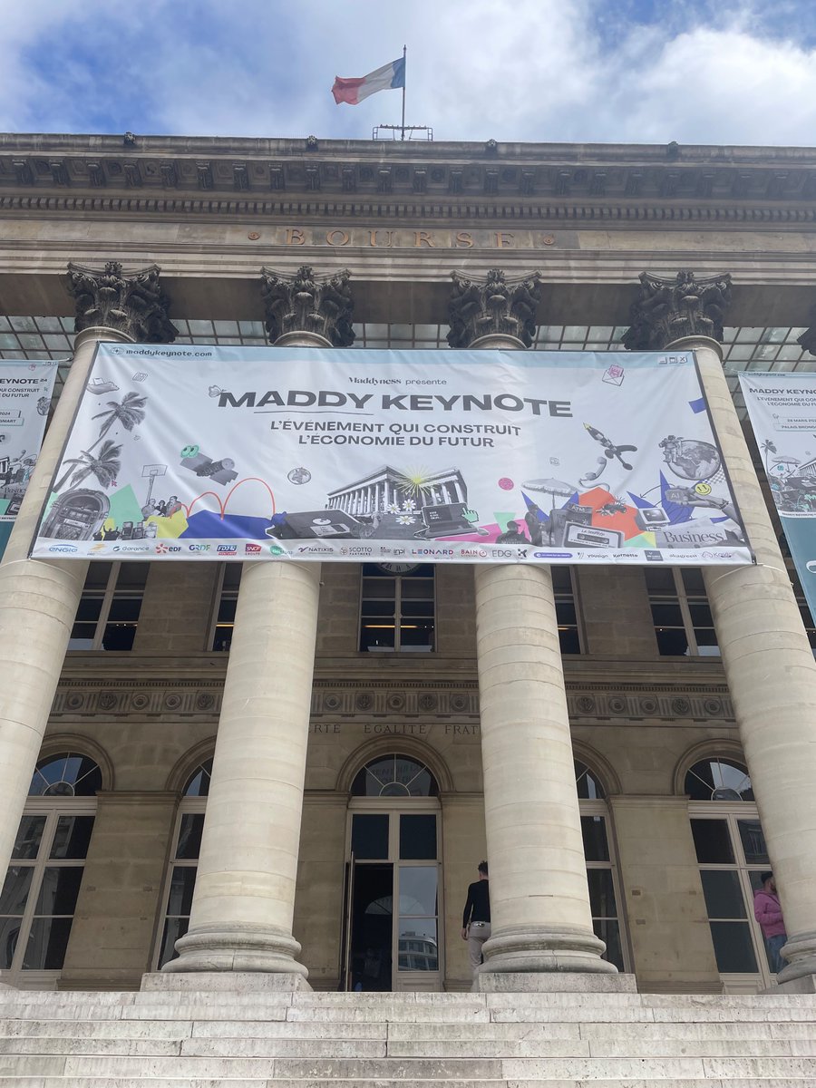 Merci <a href="/bymaddyness/">Maddyness</a> pour cette inspirante invitation à <a href="/MaddyKeynote/">Maddy Keynote</a> pour construire ensemble l’économie de demain <a href="/EDFofficiel/">EDF</a> <a href="/GroupeSNCF/">Groupe SNCF</a> @fdj  <a href="/Bpifrance/">Bpifrance</a> <a href="/wearesista/">SISTA</a> <a href="/diversidays/">Diversidays</a> <a href="/LaFrenchTech/">La French Tech</a> <a href="/SopraSteria_fr/">Sopra Steria France</a> <a href="/GRDF/">GRDF</a> <a href="/FRdigitale/">France Digitale</a> <a href="/LesEchosLEE/">Les Echos Entrepreneurs</a> <a href="/numeum_/">numeum</a> <a href="/BainandCompany/">Bain & Company</a> <a href="/joinjfd/">JFD</a>