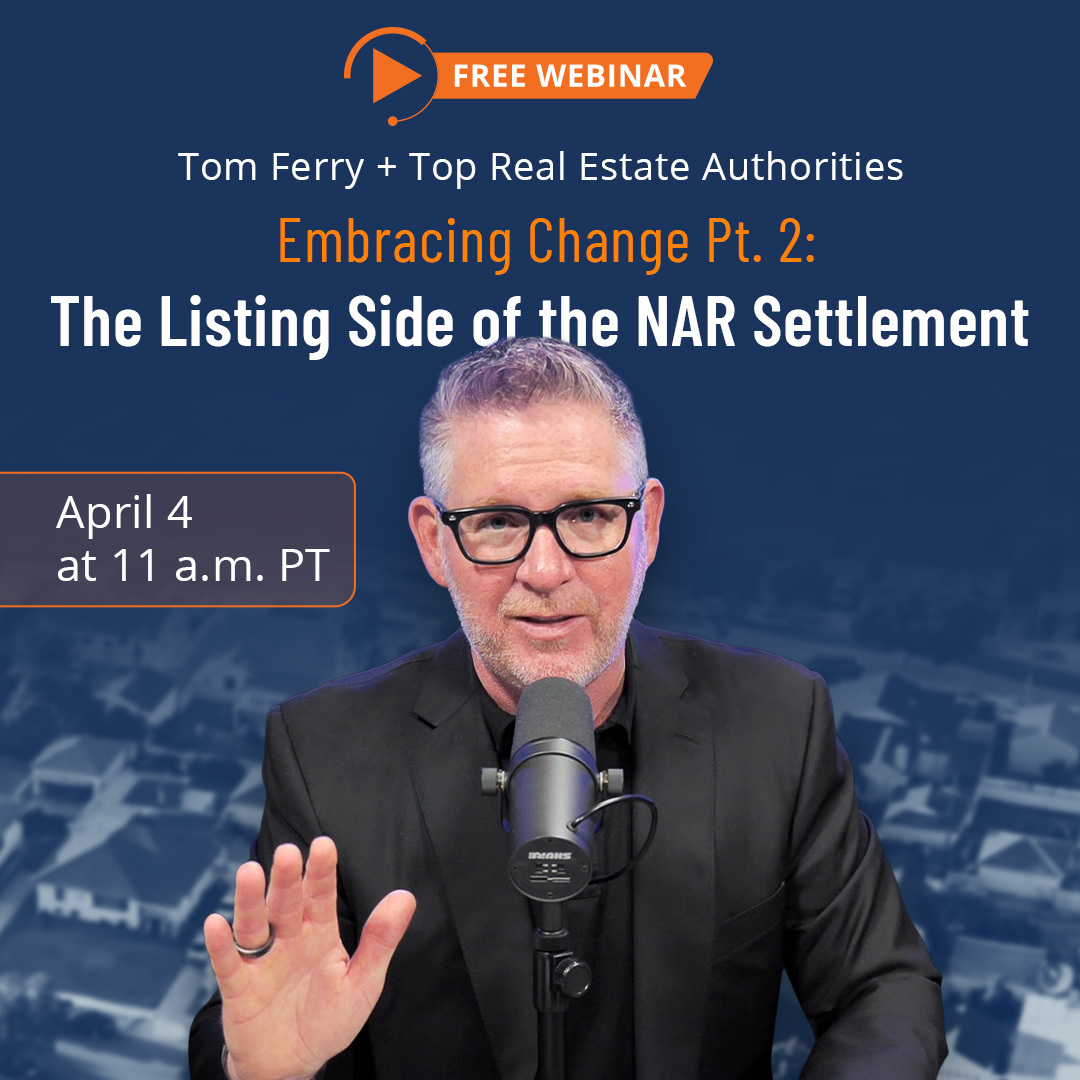 “Embracing Change Pt. 2: The Listing Side of the NAR Settlement” is happening April 4 at 11 a.m. PT live over Zoom. It’s completely free but spaces are limited, so click the link in my bio to register ASAP! tinyurl.com/253vespu