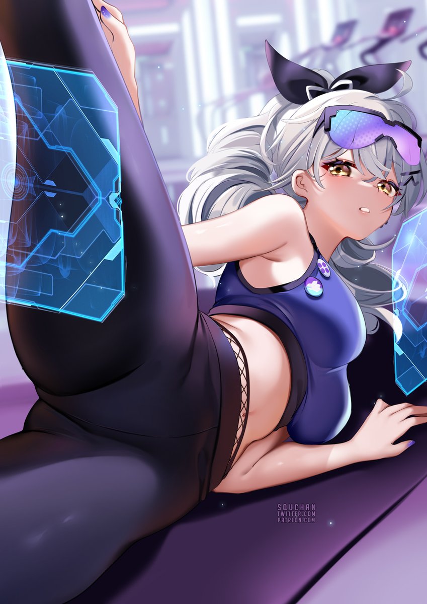 Workout time! 💜 #HonkaiStarRail #SilverWolf