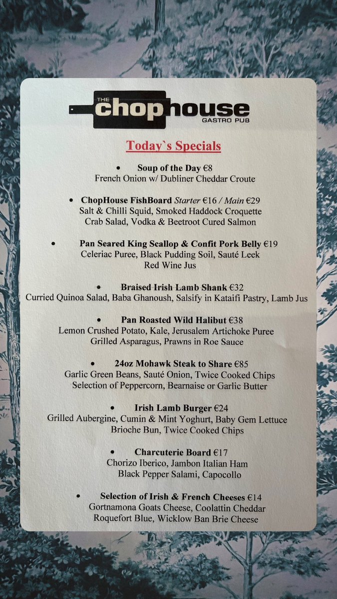 The Chophouse Ballsbridge (@the_chophouse) on Twitter photo 