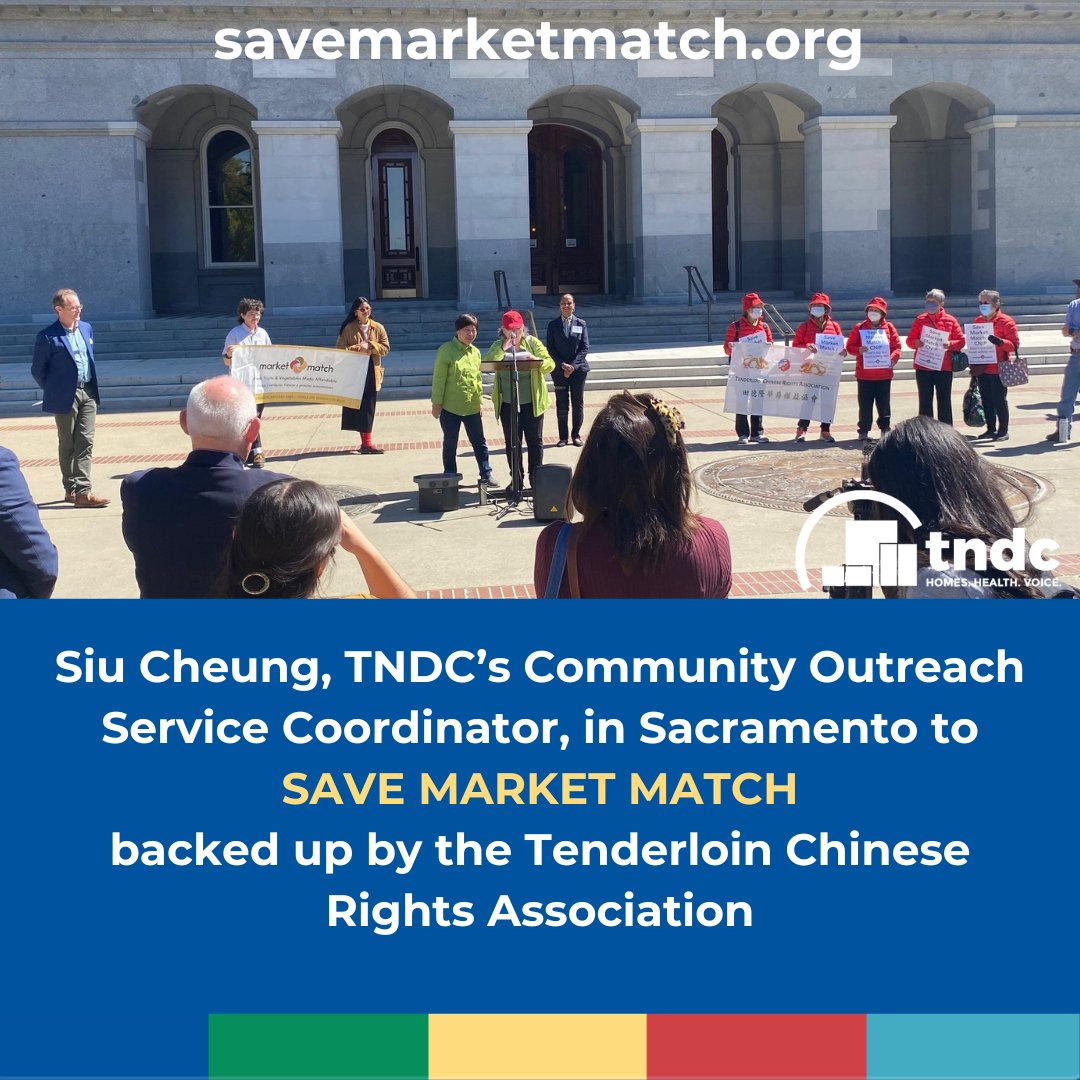 Join TNDC to save Market Match-- California's safety net for small farms and food-insecure families. Visit savemarketmatch.org for more info #healthyfamilies #farmersmarkets #fooddeserts #FoodSecurity #HealthyEating #CommunitySupport #FoodAccess #TNDC #MarketMatch