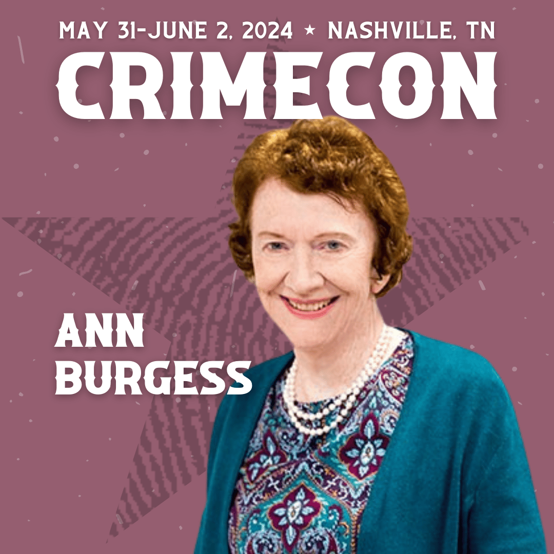 Excited to welcome back Ann Burgess --author & renowned pioneer in the assessment/treatment of victims of trauma. At CC24, she’ll lead a session that will bring to life the arms race of criminology, forensics, psychology & tech that’s ongoing between criminals & law enforcement.