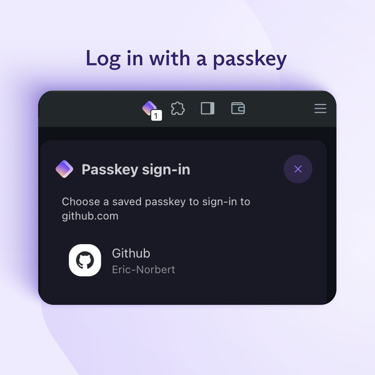 Proton_Pass's tweet image. Use #ProtonPass to Log in with a #passkey

⬇️ 4/5