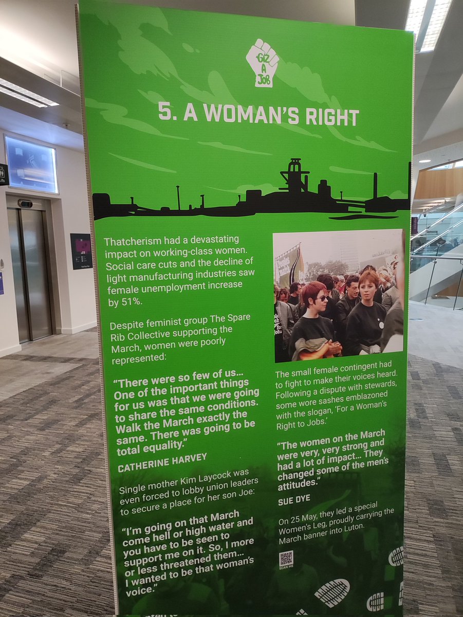 Just been to see @GizaJob81 - with a guided tour from @GreigDr - and it's well worth a visit; a detailed, honest, fascinating exhibition. Working class history should be done like this!