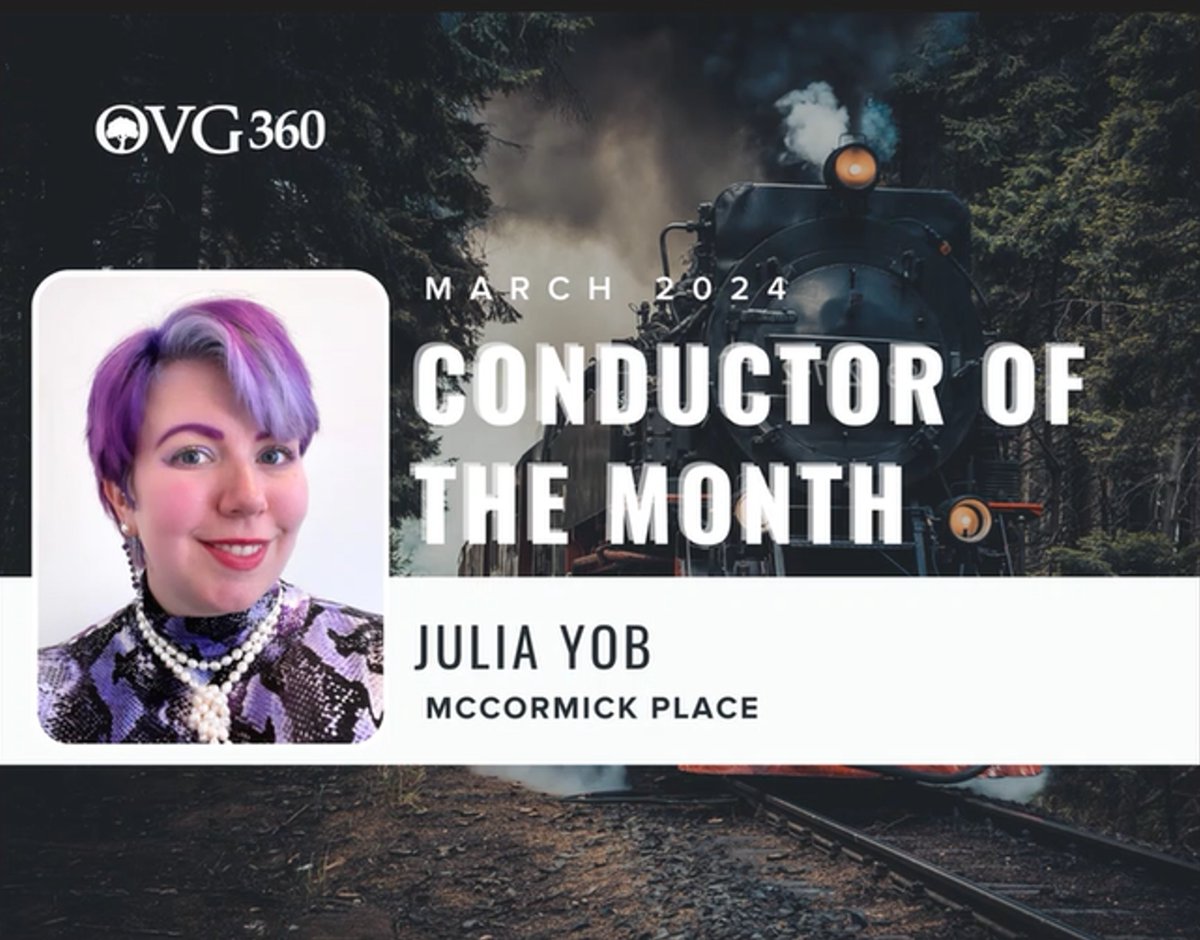 We'd like to congratulate @McCormick_Place Marketing & Communications Manager Julia Yob, who was named as OVG360's March 2024 Conductor of the Month by our management company @oakviewgroup! Congratulations, Julia! 🎉 #CelebrateSuccess #PeopleFirst #OVG360 #McCormickPlace