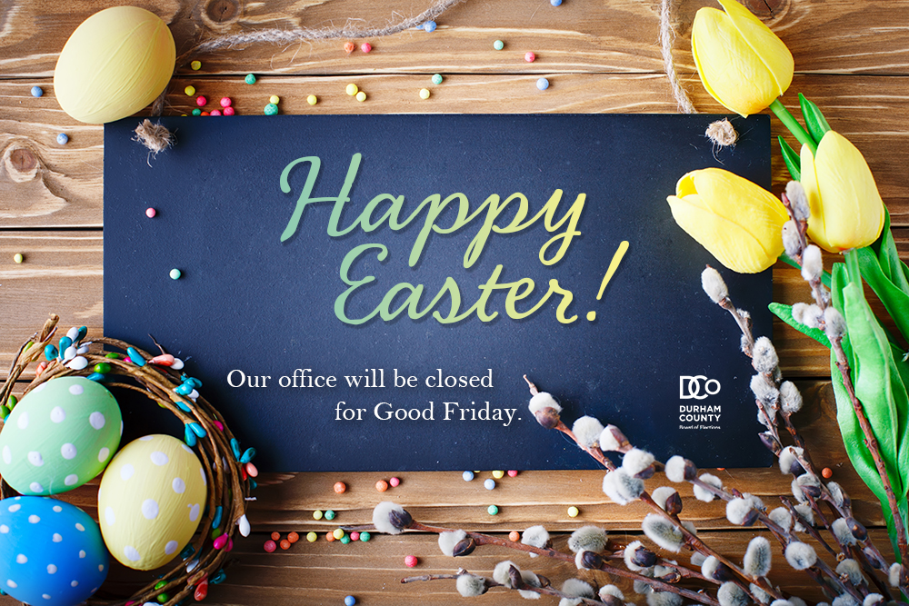 Our office will be closed tomorrow, March 29th, for Good Friday. We will be back in the office at 8:30 a.m. on Monday, April 1st. We hope you all have a wonderful Easter weekend!