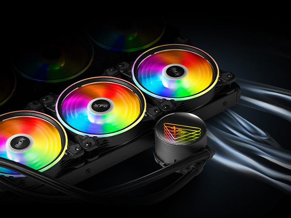 🌬An All-In-One CPU Liquid Cooler with industry-leading engineering from Asetek, 🌈XPG LEVANTE X🌈 provides excellent CPU heat management. This reliable, high performance Liquid Cooling solution ensures smooth system operation for an optimal gameplay experience.